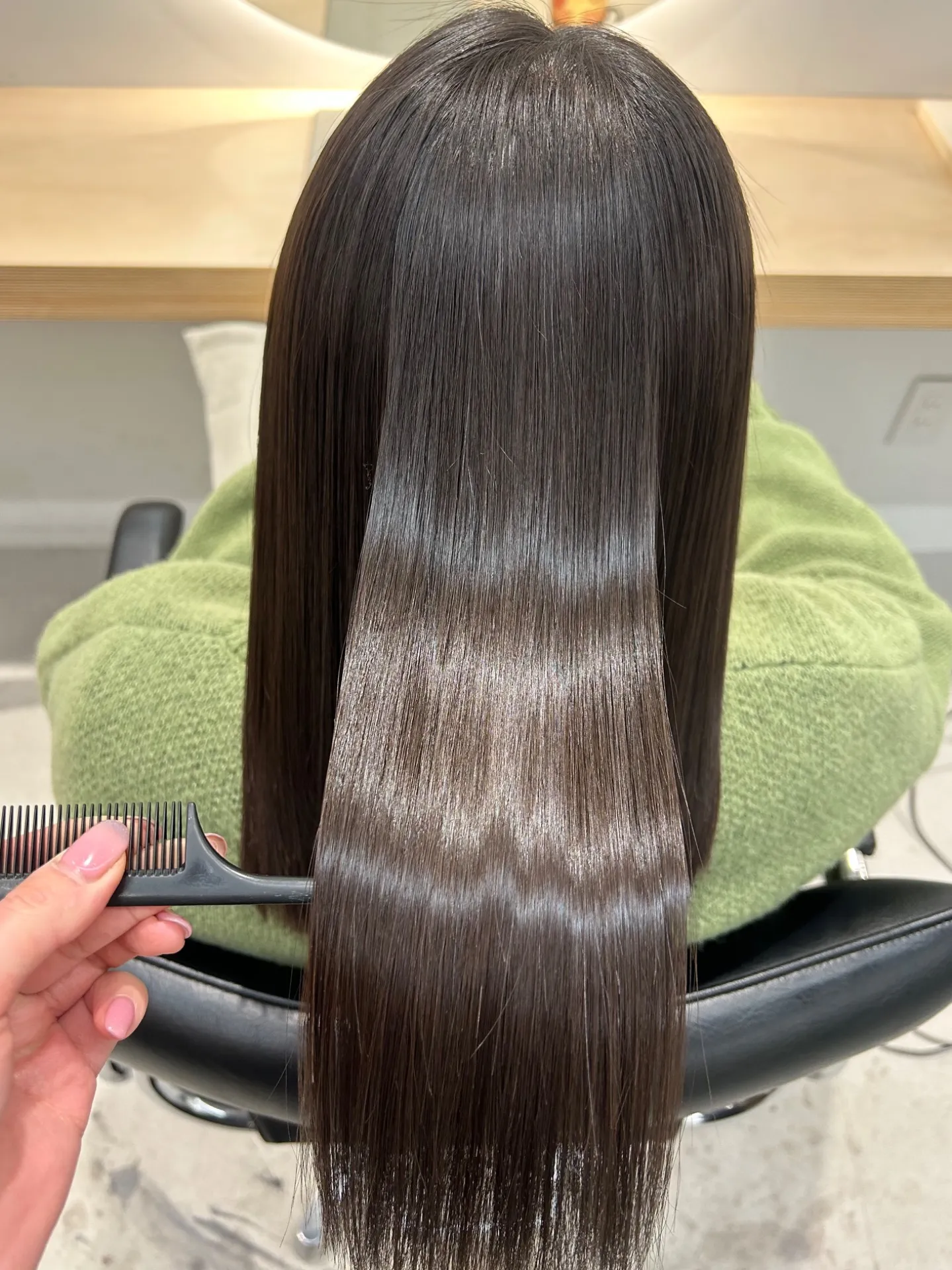 メテオトリートメントでツヤ・柔らかさ・持続力UP